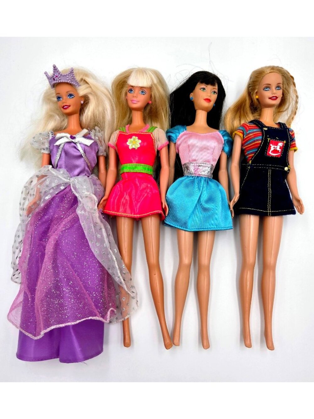 Barbie Doll Lot Princess Sticker Craze Sit In Style Kira Fao Fun Mattel 4 Dolls
